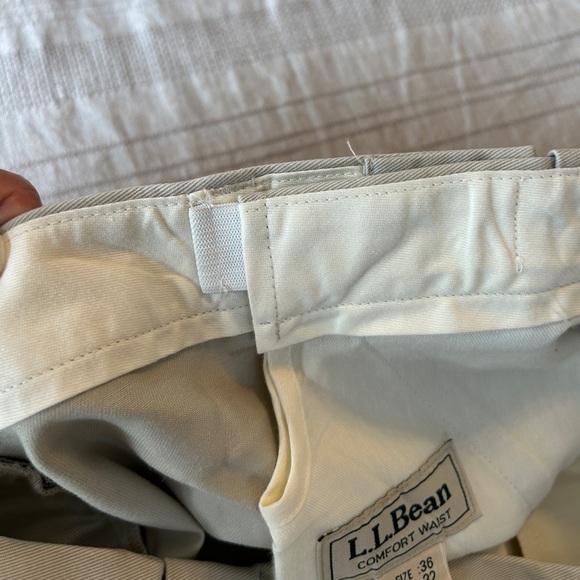 NWT LL Bean Khaki Pants - Picture 9 of 11